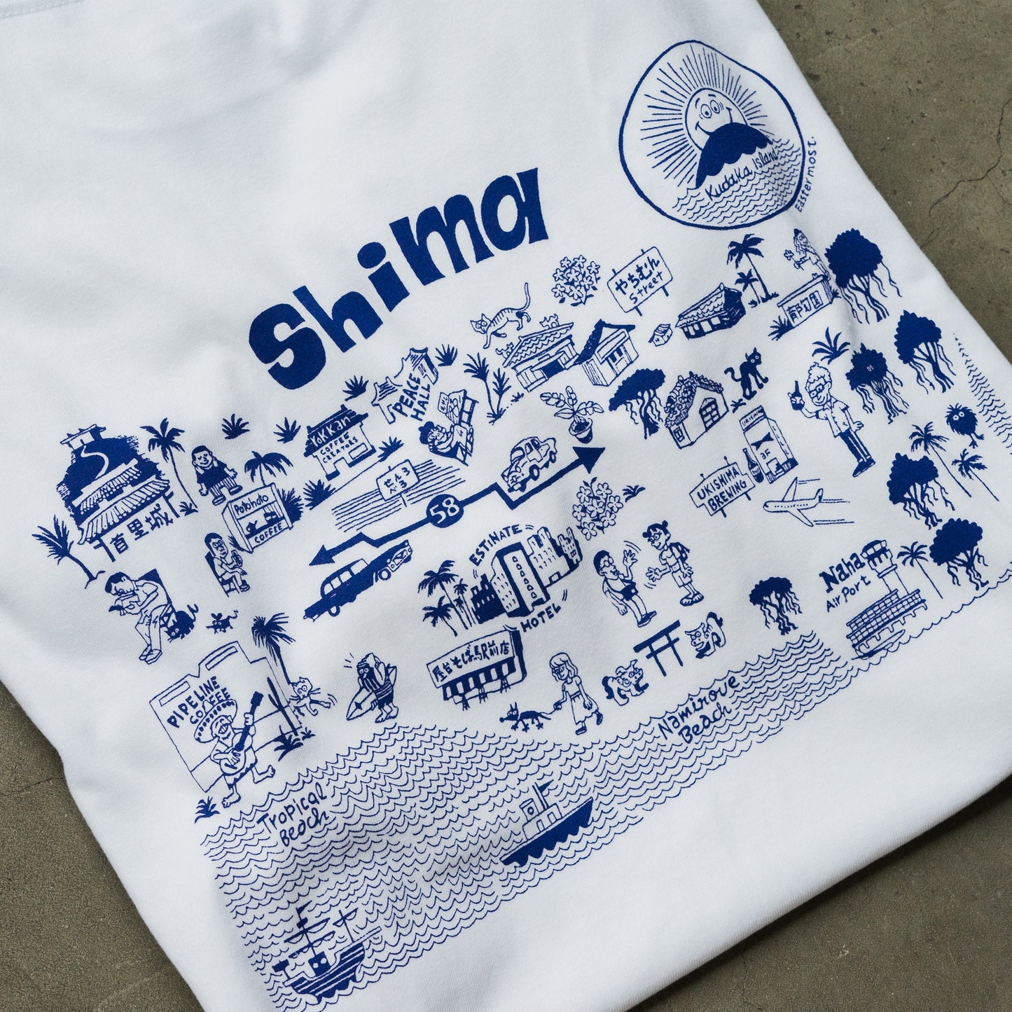 ESTINATE 6周年Tシャツ(Shima map)