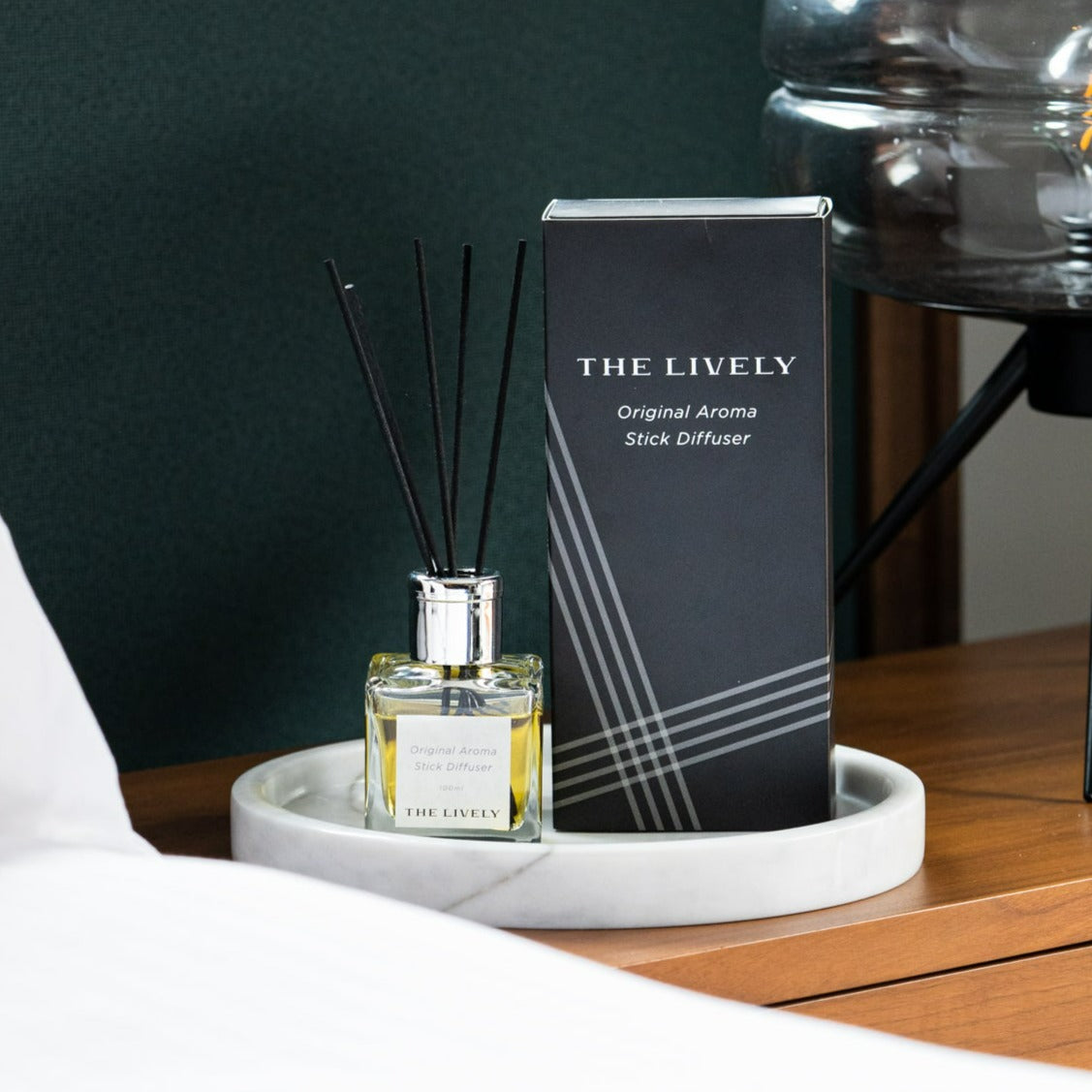 THE LIVELY オリジナルアロマ スティックディフューザー100ml (スティック5本)