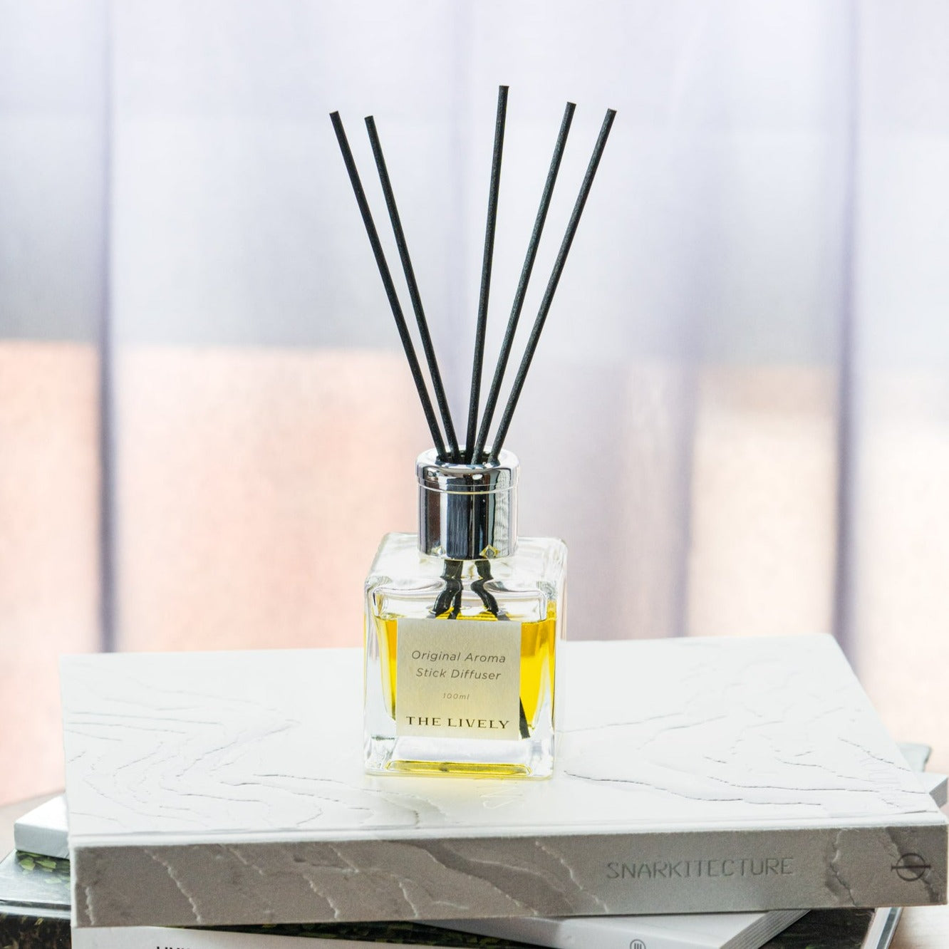 THE LIVELY オリジナルアロマ スティックディフューザー100ml (スティック5本)