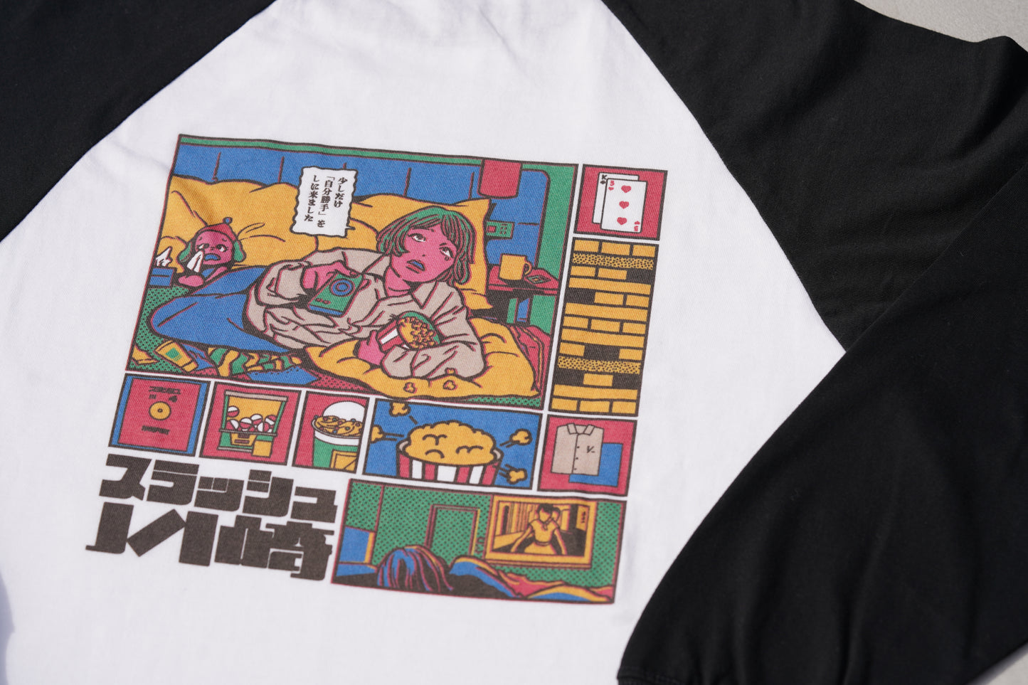 slash×原田ちあき コラボロングTシャツ