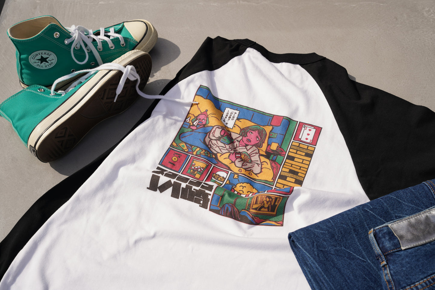 slash×原田ちあき コラボロングTシャツ