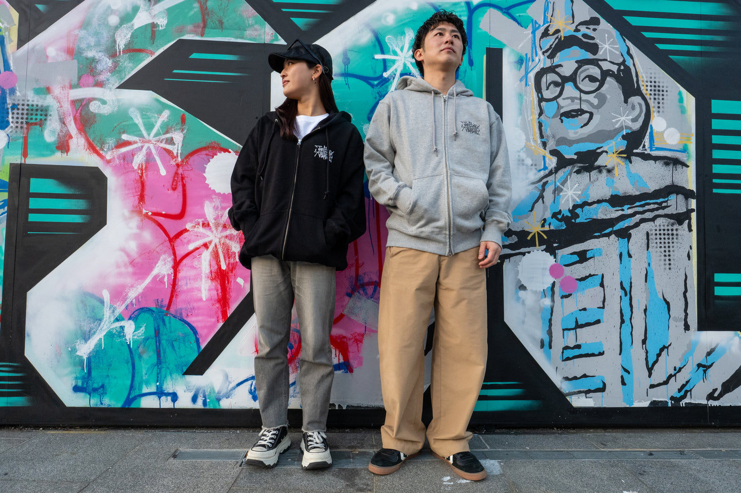 【1/10 販売開始】CASPER✖THE LIVELY 大阪本町 コラボ フルジップ パーカー