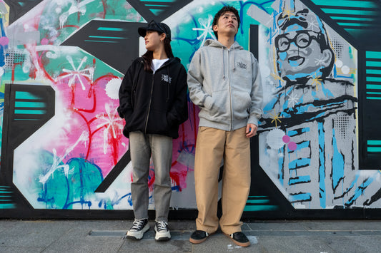 【1/10 販売開始】CASPER✖THE LIVELY 大阪本町 コラボ フルジップ パーカー