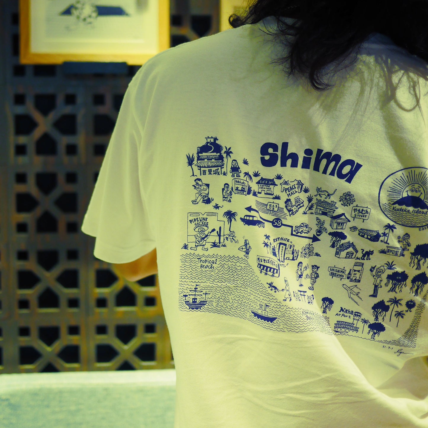 ESTINATE 6周年Tシャツ（Shima map）